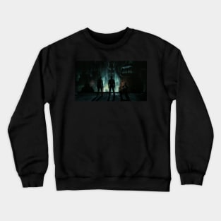 Atlas with Rapture in background (Bioshock Infinite) Crewneck Sweatshirt